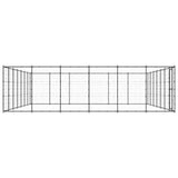 Outdoor Dog Kennel Steel 50.82 m 3082325