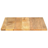 Table Top 110x80x2.5 cm Rectangular Solid Wood Mango 371483