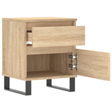 Bedside Cabinets 2 pcs Sonoma Oak 40x35x50 cm Engineered Wood 830691