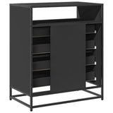Drawer Cabinet Black 70x41x83.5 cm Engineered Wood 849089