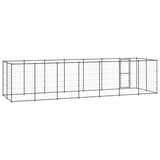 Outdoor Dog Kennel Steel 16.94 m 3082300