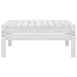 3 Piece Garden Lounge Set Solid Pinewood White 806598