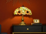 Stained Glass Table Lamp, Handmade Antique Bedside Lamp for Bedroom, Living room, Home, Nightstand, T3398P343261