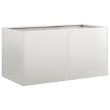 Planter 80x40x40 cm Stainless Steel 860672