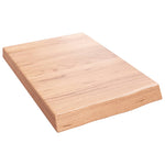 ZNTS Wall Shelf Light Brown 40x60x cm Treated Solid Wood Oak 363637