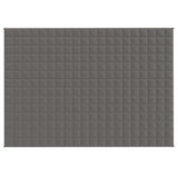 ZNTS Weighted Blanket Grey 135x200 cm Single 6 kg Fabric 3154831