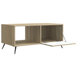Coffee Table Sonoma Oak 90 x 50 x 40 cm Engineered Wood 895647