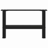 Coffee Table Legs Black 2 pcs 50x cm Steel 4013260