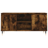 TV Cabinet Smoked Oak 104x35x50 cm Engineered Wood 827009