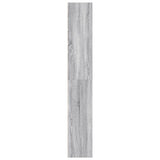 Bookcase Grey Sonoma 60x30x189 cm Engineered Wood 857922