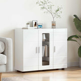 Wooden Cabinet High Gloss White 88.5 x 30.5 x 73 cm 880305