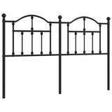 Metal Replace Headboard Black 140 cm 353472