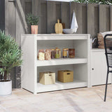 Kitchen Cabinet MEPPEL White 106 x 55 x 92 cm Solid Pine Wood 868162