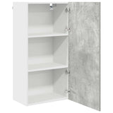 Hanging Cabinet Concrete Grey and White 50 x 31 x 100 cm 884349