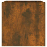 Planter Box Smoked Oak 40x40x40 cm Engineered Wood 820499