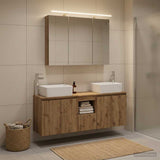 Bathroom Cabinet Set 4 pcs Artisan Oak 100 x 14.5 x 70 cm 3406422