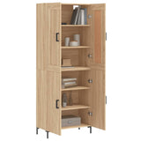 Highboard Sonoma Oak 69.5x34x180 cm Engineered Wood 3199556