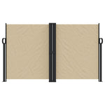 ZNTS Retractable Side Awning Beige 140x1200 cm 4004810