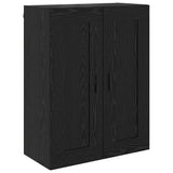 Highboard 2 pcs Black Oak 69.5 x 34 x 180 cm Engineered Wood 3416282