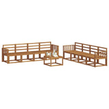 Outdoor Sofa Set 9 pcs Natural 3366177