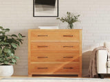 Cabinet with Drawer with Storage Brown Solid Oak Wood 4106557