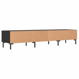 TV Cabinet Black 150x36x30 cm Engineered Wood 829157
