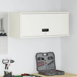Wall Cabinet for Garage with Gas-lift Door White 883277