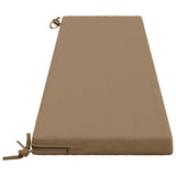 2-Piece Bench Cushions SOEST 2 pcs 100% Polyester Taupe 949249