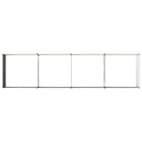 Raised Garden Bed Wood Brown 320 x 80 x 55 cm cold-rolled steel 8006416