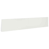 Retaining Wall 6 pcs 100 x 12 x 50 cm Steel White 3449129