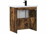 Bathroom Furniture Set Smoked Oak 78.5 x 37.5 x 81 cm 3404159