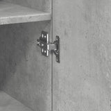 Highboard Concrete Grey 30x42.5x185 cm Engineered Wood 3281395