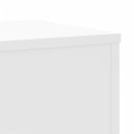 ZNTS Plant Stands 2 pcs White 30x30x50 cm Engineered wood 852915
