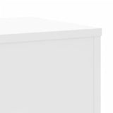 ZNTS Plant Stands 2 pcs White 30x30x50 cm Engineered wood 852915