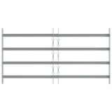 Security Grille for Windows with 4 Crossbars 3 pcs 630-1140 mm 42031280