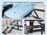 Stair Stepper Home Gym Exercise, Vertical Climber Machine with LCD Monitor & Adjustable Pedals T3398P425046