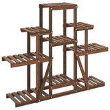 Flower Stand 110x25x96 cm Solid Wood Fir 362849