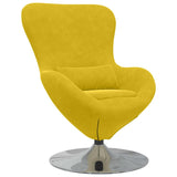 Egg Chair Yellow 63 x 73 x 90 cm Velvet 42002731
