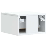Wall-Mounted Side Table 2 pcs White 34.5 x 33 x 20 cm 898766