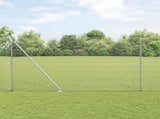 Welded Wire Fence with Spikes 10 x 1.5 m Galvanised Steel Mesh 3351941
