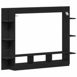 TV Cabinet Black oak 152 x 22 x 113 cm Engineered wood 861999