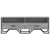 TV Cabinet Grey Sonoma 122x34x41 cm Engineered Wood 848582