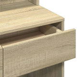 Dressing Table with Mirror Sonoma Oak 80x41x144.5 cm 848173