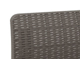 2-Seater Garden Sofa Rattan Look PP Light Grey 8011923