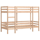 Bunk Bed without Mattress 80x200 cm Solid Wood Pine 3284215