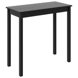 ZNTS Bar Table MDF Black 115x55x107 cm 240378