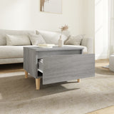 Side Tables 2 pcs Grey Sonoma 50x46x35 cm Engineered Wood 819513