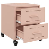 Bedside Cabinet Pink 36x39x43.5 cm Steel 846628