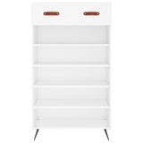 Shoe Cabinet White 60x35x105 cm Engineered Wood 829580
