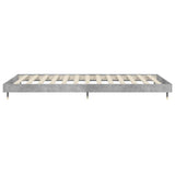 Bed Frame without Mattress Concrete Grey 100x200 cm 832161